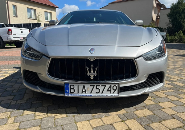Maserati Ghibli cena 93000 przebieg: 53508, rok produkcji 2014 z Łapy małe 407